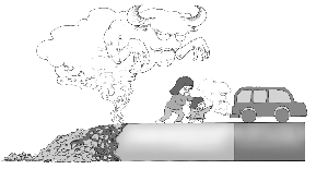  霧霾之下也要記得對吸煙說“不”